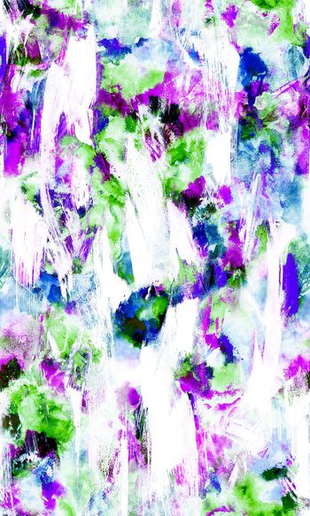 540426-欧美流行时尚彩绘大花