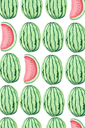 手绘风格印花华亿平台图片