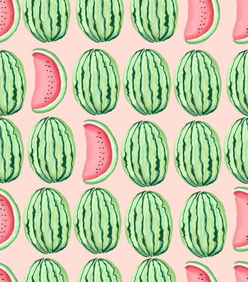 540431-手绘水彩西瓜