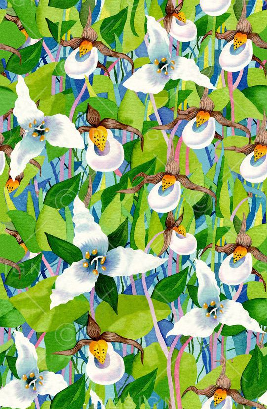 手绘系列印花华亿平台图片