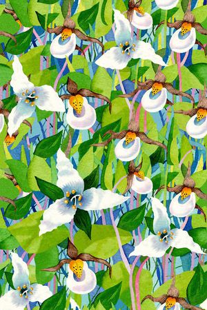 手绘系列印花华亿平台图片