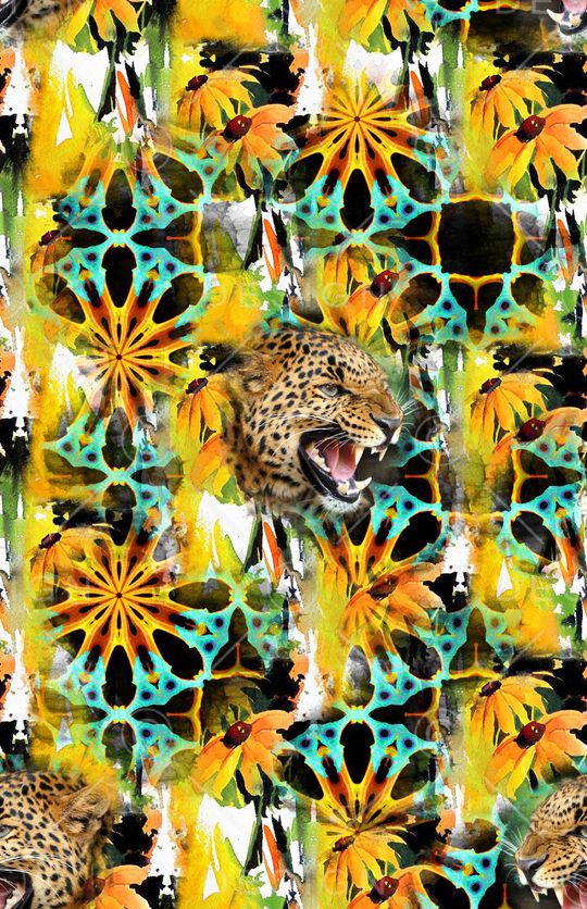 抽象印花华亿平台图片