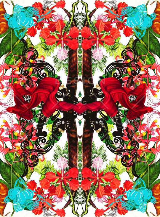 中国风印花华亿平台图片