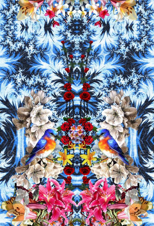 欧式花纹印花华亿平台图片