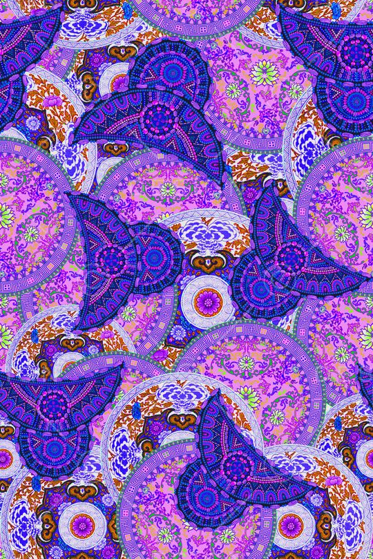 中国风 民族特色印花  服装印花华亿平台图片