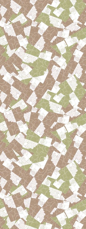 几何 抽象 块面印花华亿平台图片