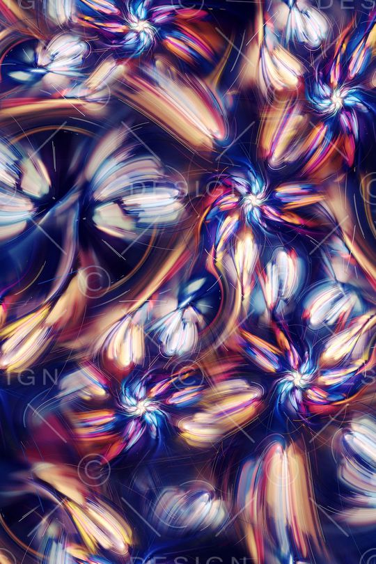 抽象炫彩印花华亿平台图片