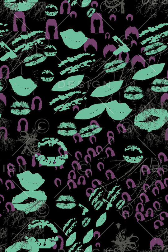 动物纹印花华亿平台图片