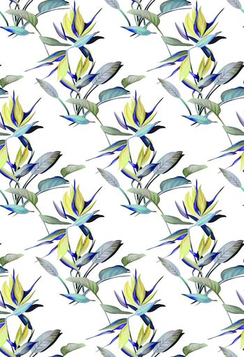 540759-简约大牌纯色底叶子印花华亿平台（DF0