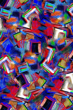 抽象印花华亿平台图片