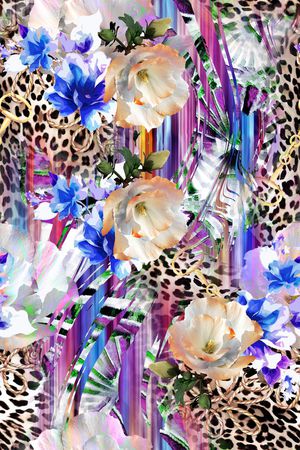 欧式大气印花华亿平台图片