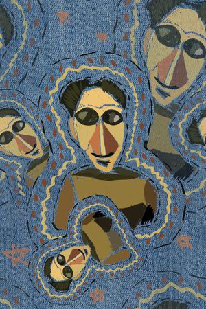 抽象印花华亿平台图片