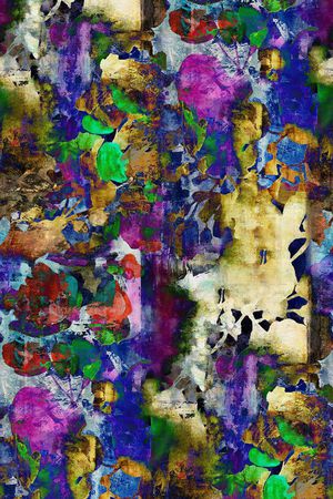 抽象印花华亿平台图片