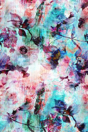 时尚流行印花华亿平台图片