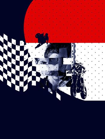 540979-抽象赛车元素人物头像车运动男装图案