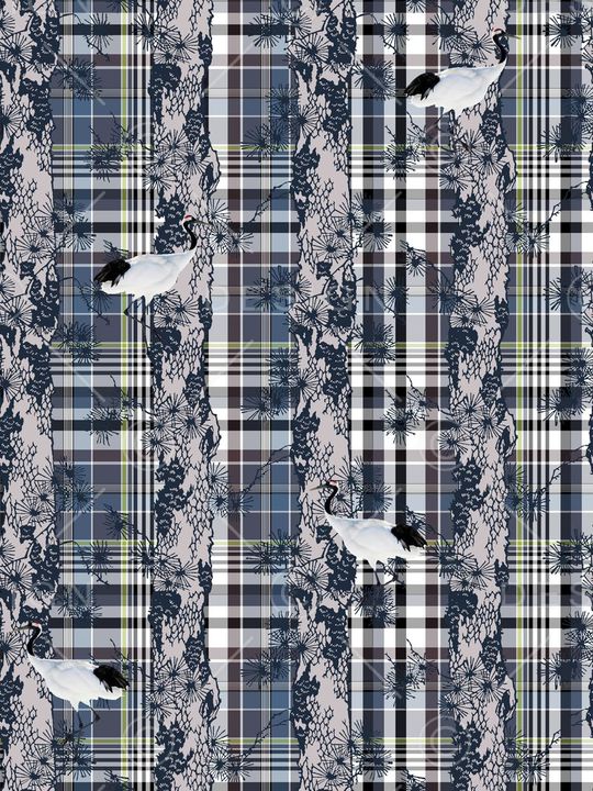 中国风印花华亿平台图片