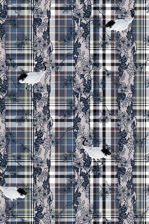 中国风印花华亿平台图片