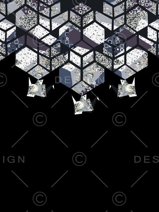 抽象印花华亿平台图片