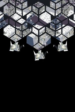 抽象印花华亿平台图片