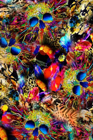 复古印花华亿平台图片