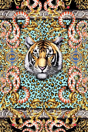 时尚印花华亿平台图片