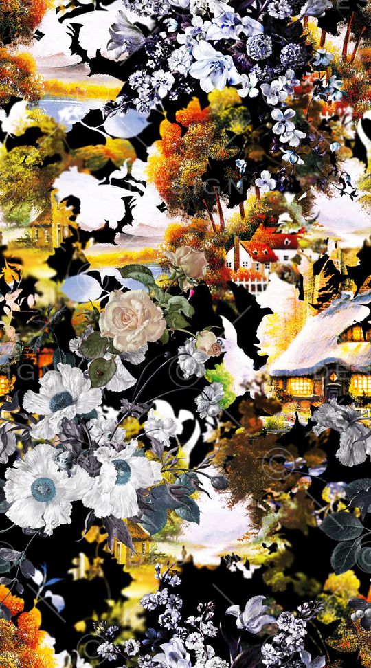 风景印花华亿平台图片