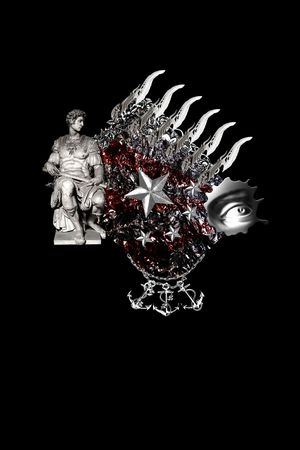 潮流时尚印花华亿平台图片