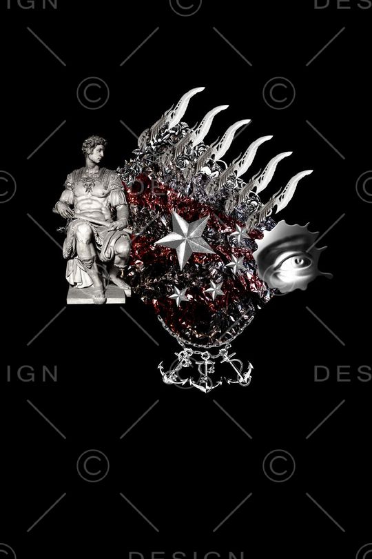 潮流时尚印花华亿平台图片