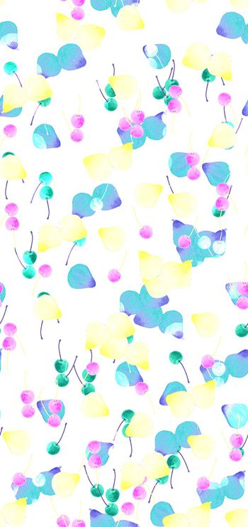 541088-樱桃水果水彩