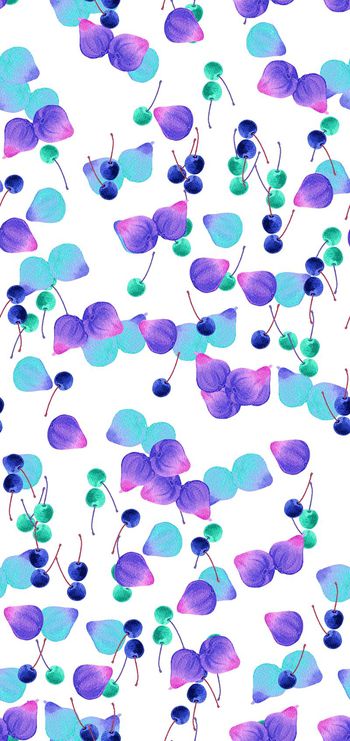 541089-樱桃水果水彩