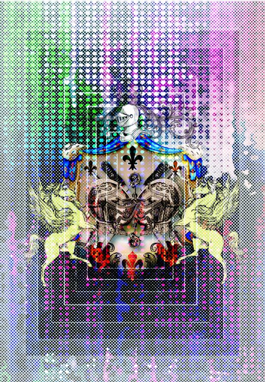 潮流时尚印花华亿平台图片