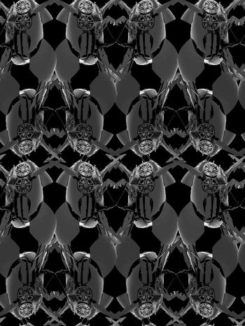 541238-抽象机械昆虫反光纹理图案