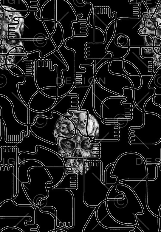 抽象印花华亿平台图片