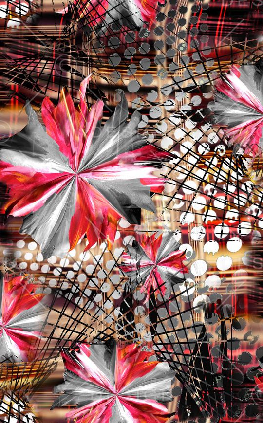 抽象印花华亿平台图片