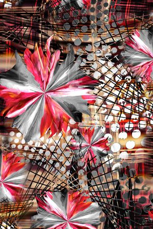 抽象印花华亿平台图片