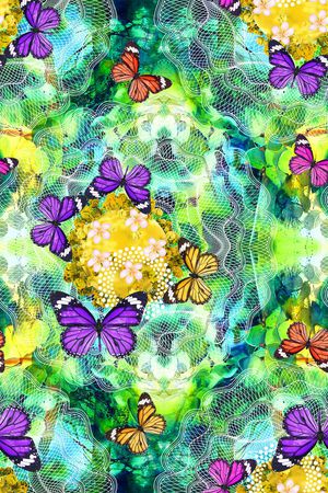 抽象印花华亿平台图片