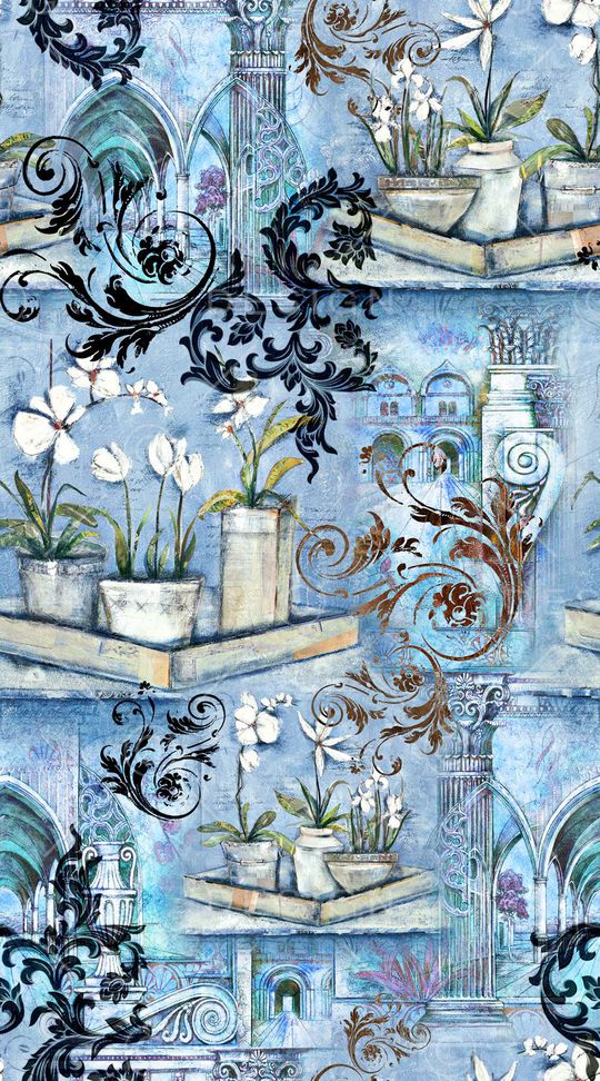 复古印花华亿平台图片