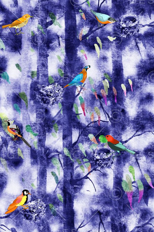 抽象印花华亿平台图片