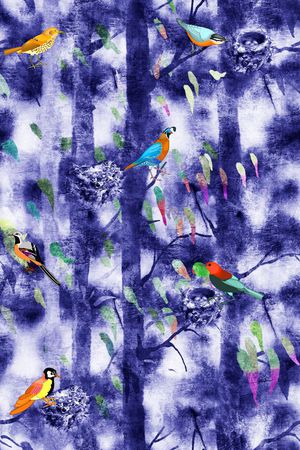 抽象印花华亿平台图片