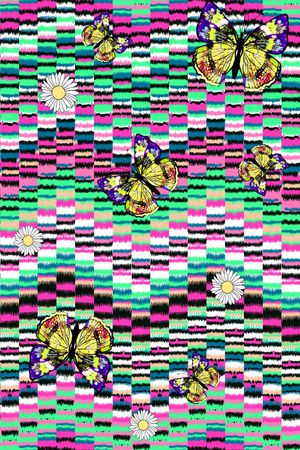 抽象印花华亿平台图片