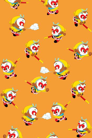 541476-卡通 Q版孙悟空