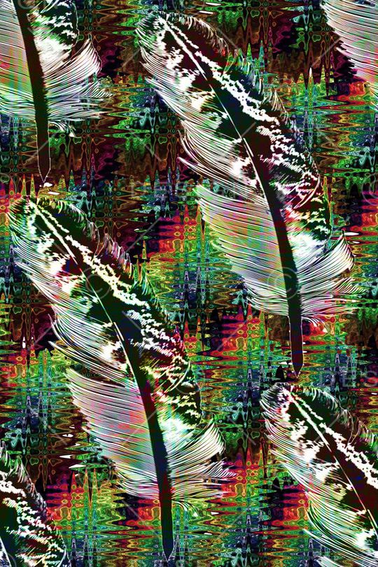 创意服装面料印花华亿平台图片