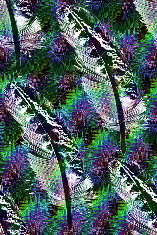 创意服装面料印花华亿平台图片