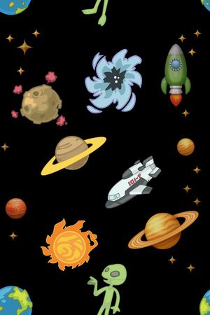 魔幻太空印花华亿平台图片