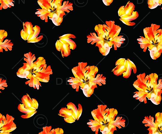 花朵印花华亿平台图片