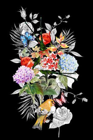 潮流时尚印花华亿平台图片