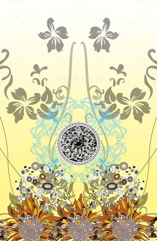 休闲几何印花华亿平台图片