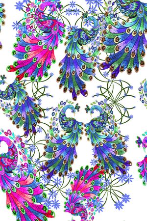 中国风印花华亿平台图片