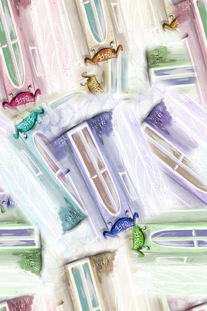 油画印花华亿平台图片