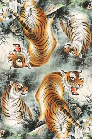 长巾印花华亿平台图片